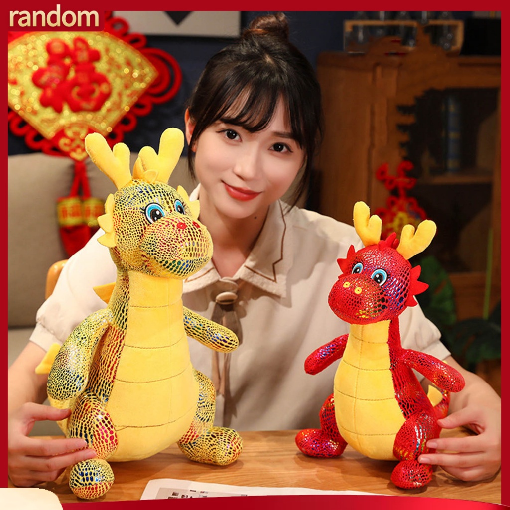 RAN Cute Dragon Plushie Soft Dragon Toy 2024 Year of the Dragon Plush
