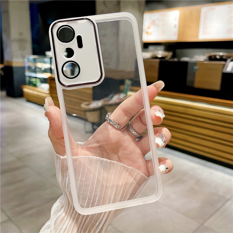 For Infinix Hot 20 4G X6826B Phone Case Pure Color Thin Transparent ...