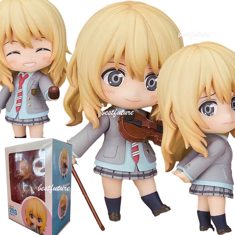 Nendoroid Your Lie In April Miyazono Kaori 2113 Action Figure Doll Model Toys Shopee Philippines