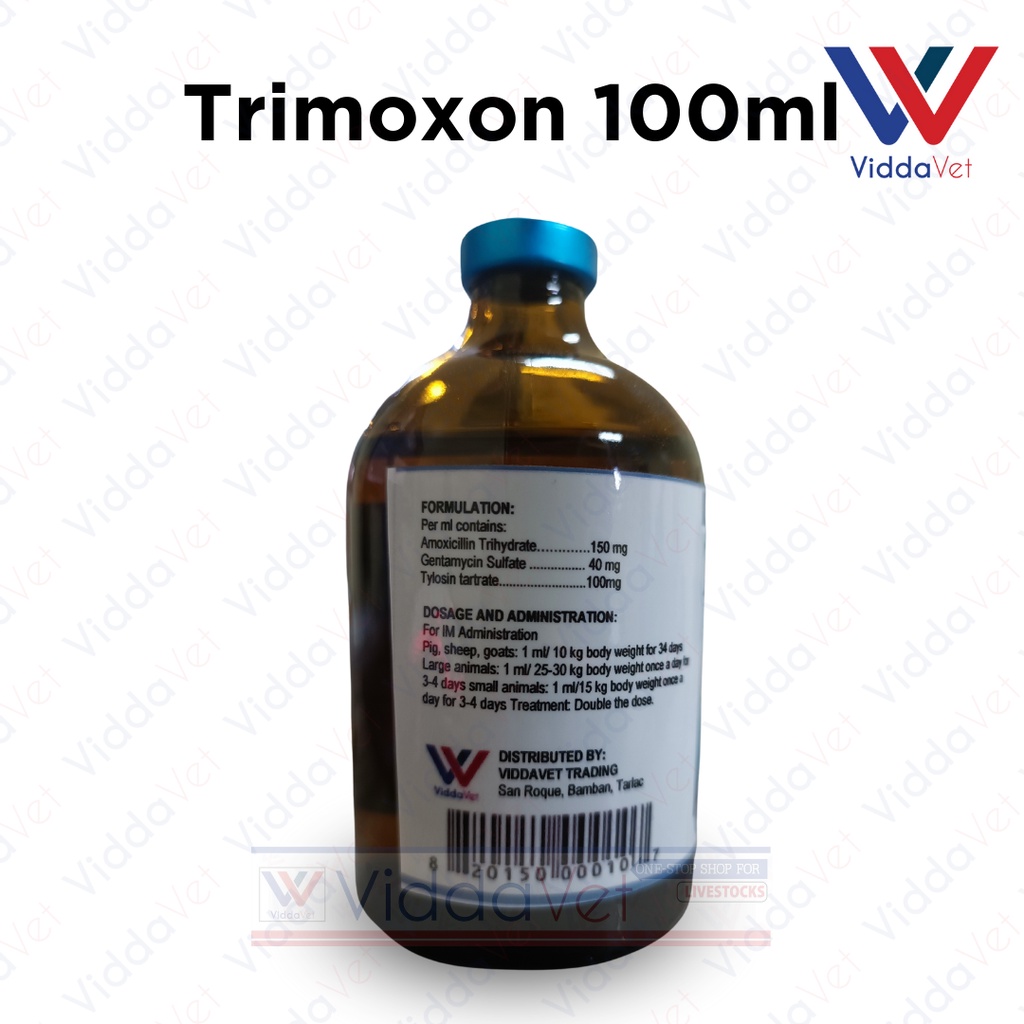 Trimoxon 100ml anti piglet diarrhea amoxicillin gentamycin tylosin for ...