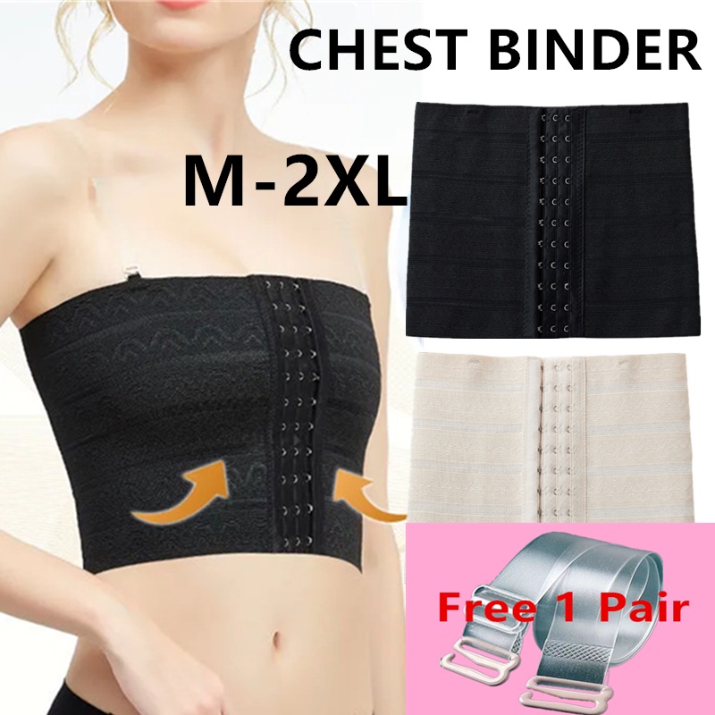 Chest Binder Cosplay Wrap Chest Band Strapless Sports Bra For