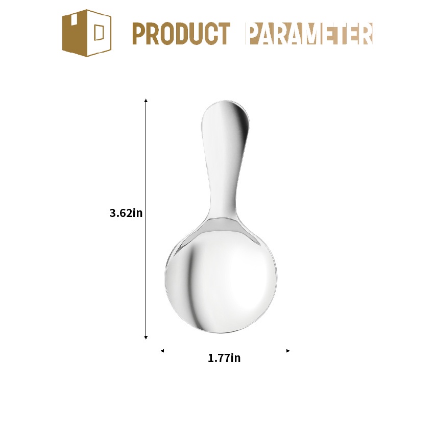 Portable Round Short Handle Small Spoon Compact Mini Spoon Children ...