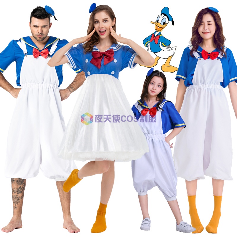 Male Female Mickey Mouse and Donald Duck COS Disney Cartoon Character