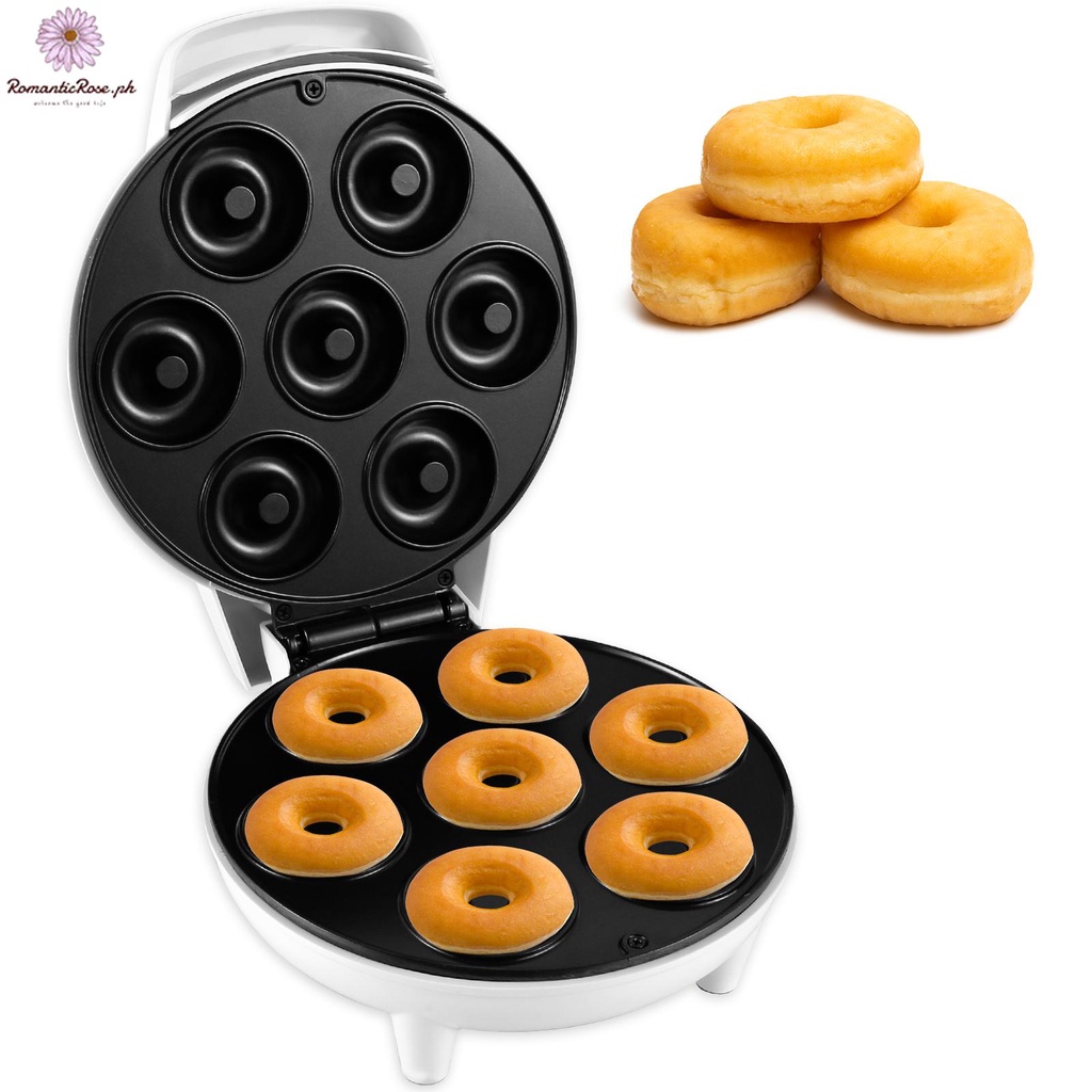 Mini Doughnut Maker 1200W NonStick Donut Maker Machine 7 Holes Round