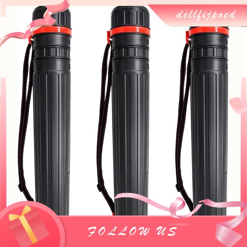 Tube De Rangement Télescopique Pour Affiches Et Plans - 35 Cm X 6 Cm, Rouge, En Carton Solide - 4
