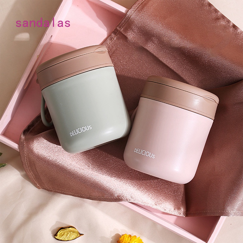 430ML Thermal Lunch Box Jar Insulated Soup Cup Containers with Spoon