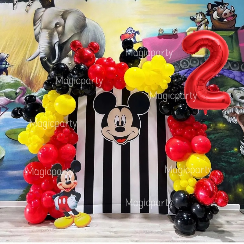 Mickey Mouse Disney Theme Mickey Head 32inch 1-9th Number Foil Balloons ...