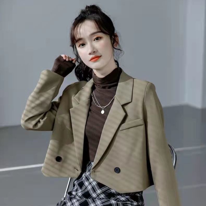 Mid-length Slim-fit Korean Jacket All-match Top