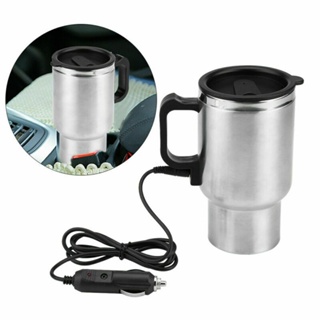 Electric Cup Warmer For Car Electric Travel Mug For Car 12V USB Insulated  Travel Cup With