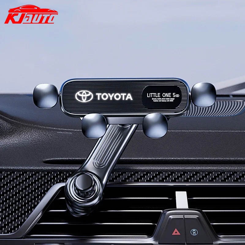 Car Air Outlets Mobile Car Phone Holder Car Air Conditioning vents For  Toyota Vios Raize Wigo Rush Wish Corolla Cross Veloz Yaris Ativ Innova  Avanza
