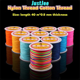 10 Pack 0.8mm Beading String Knotting Cord, Chinese Knotting Cord Nylon  Thread Beading Cord A 