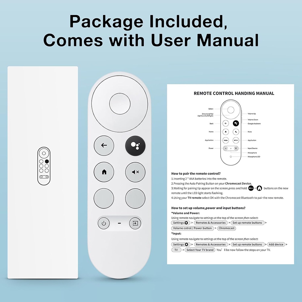 G9N9N Remote Control Bluetooth-Compatible Voice for Google TV ...