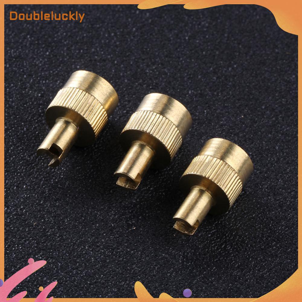 8-80PCS Copper Metal Slotted Head Stem Cover with Core Removal Tool ...
