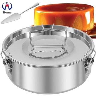 1.5QT Stainless Steel Flan Mold Cake Baking Pan for 6QT 8QT