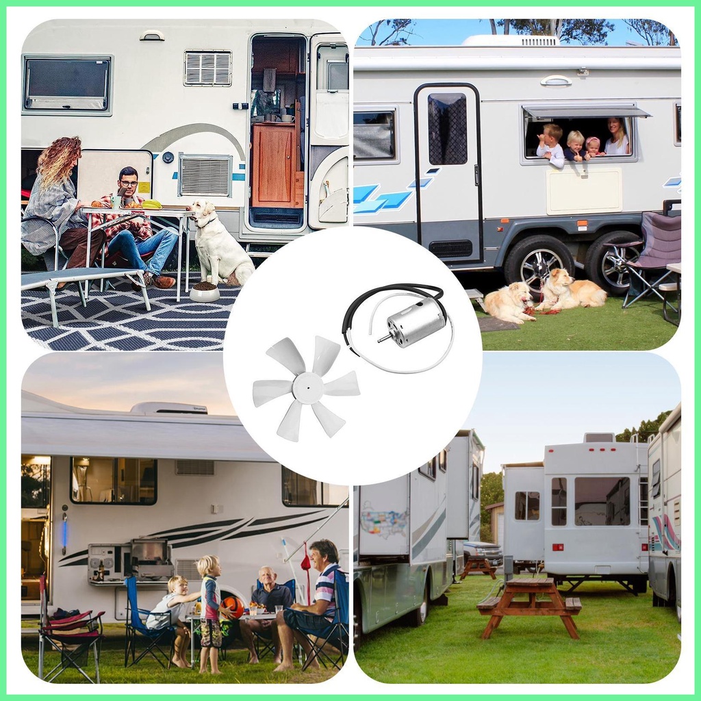 RV Roof Vent Fan RV Bathroom Fan Exhaust Fan 12V DShaft RV Fan Motor