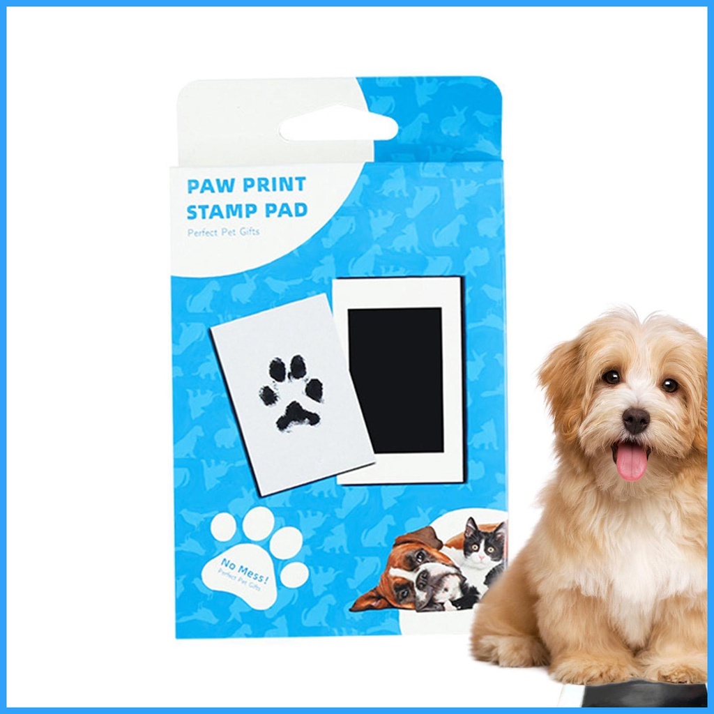 Paw Print Ink Pads DIY Keepsake Pawprint Maker Clean Touch Baby Foot Printing Kit Handprint Ink ...