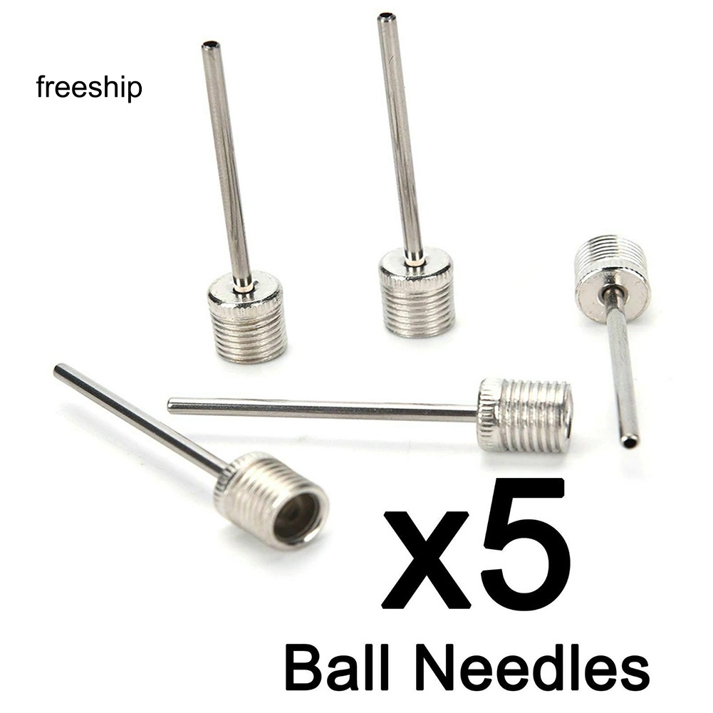 FSO-5Pcs US Type Metal Inflator Ball Needles Pin for Basketball Soccer ...