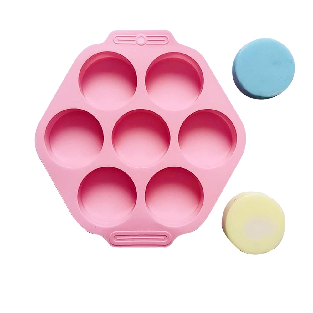 Silicone Mousse Cake Mold Bakeware Dessert Mousse DIY Cioccolato Sapone Candle Stampo, 12 Fori Testa Piatta Ellittica Sandwich Mold - 9