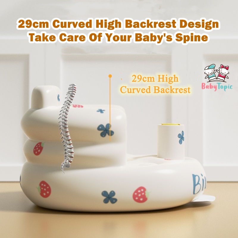 ♞Inflatable Portable Baby Sofa Chair Inflatable Air Sofa Seat Support