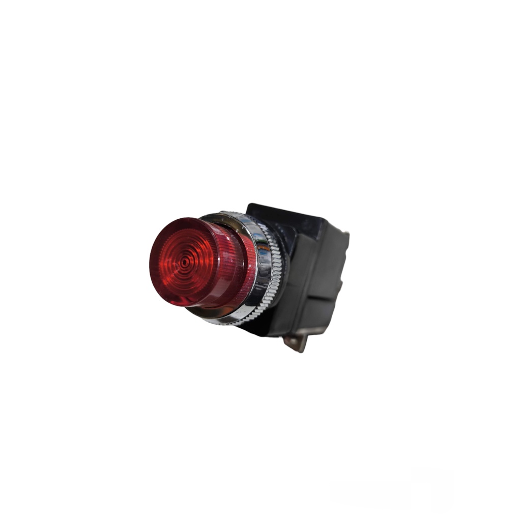 Auspicious Illuminated Push Button Red Transformer Type 220V 30mm ...