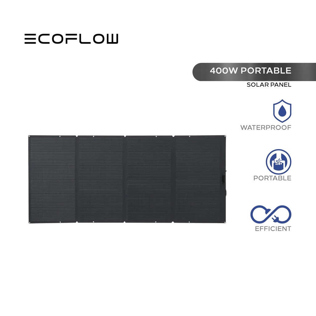 EcoFlow 400W Foldable And Weatherproof Portable Solar Panel MC4