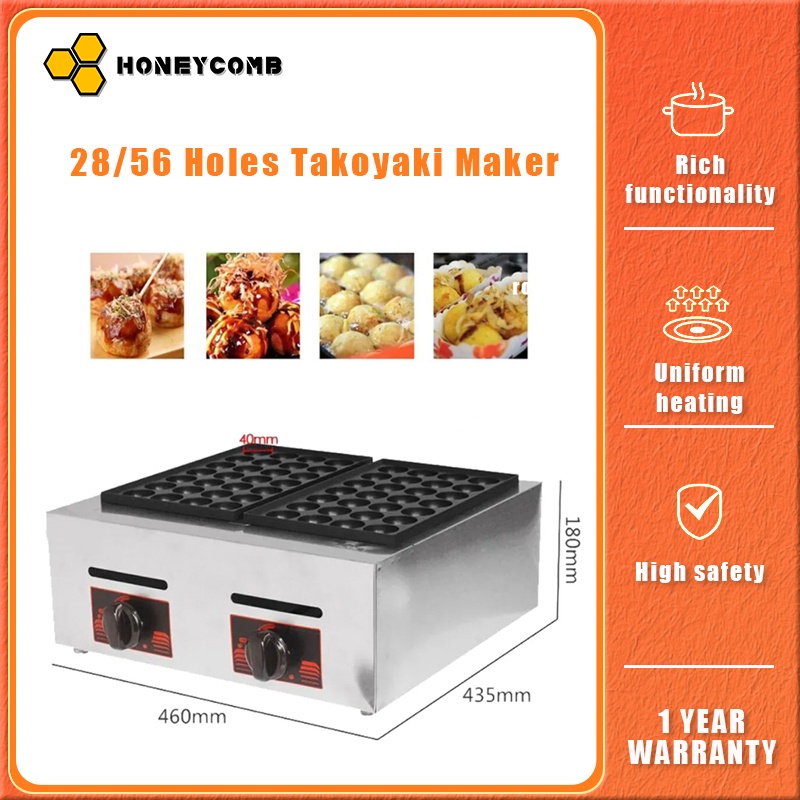 Piastra In Ghisa Swsdee Piastra Takoyaki Antiaderente Per Polpo Antiscottatura In Ghisa - Materiale Rotondo In Lega Di Alluminio, Accessori Per La Cottura Della Cucina Domestica (15 Trous Pentola Ghisa