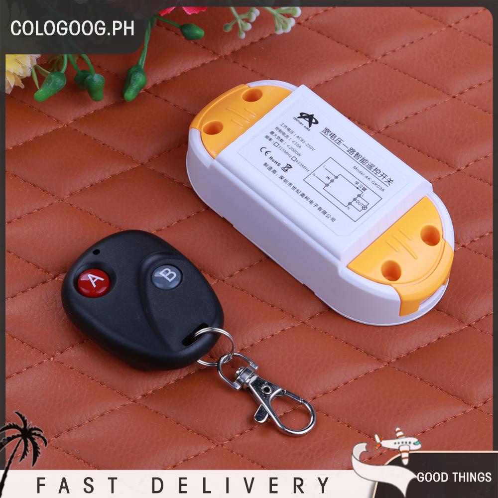 AC 220V One Way Remote Control Power Switch 1000W Power Wireless Switch ...