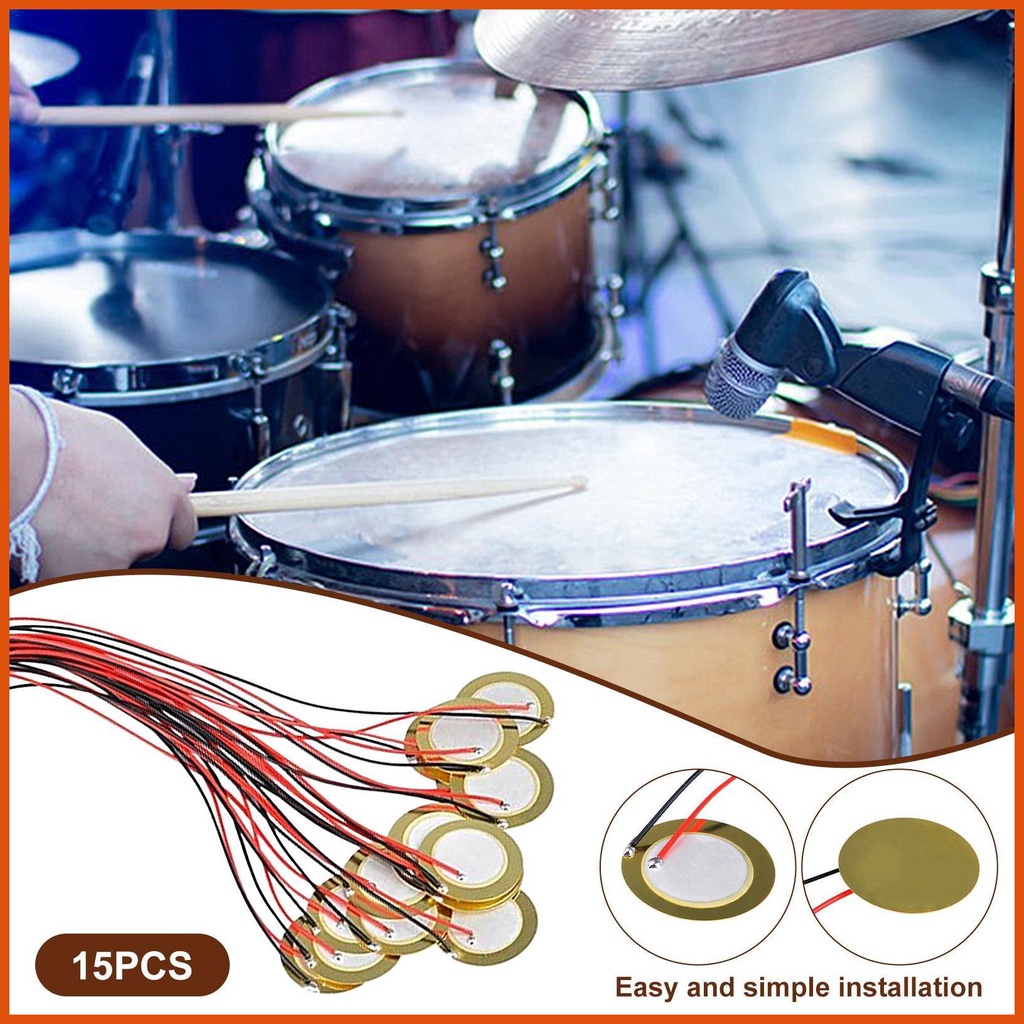 Piezo Patch Pickup Guitar Sensitive Transducer Pickups High Sensitivity