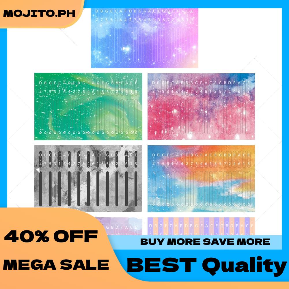 Musical Instrument Learning Aids Kalimba Scale Stickers - Colorful ...