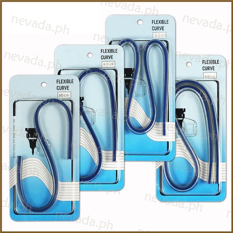 Nevʚ ɞ Bendable Curved Ruler Plastic Flexible Curve Ruler Easy to Read ...