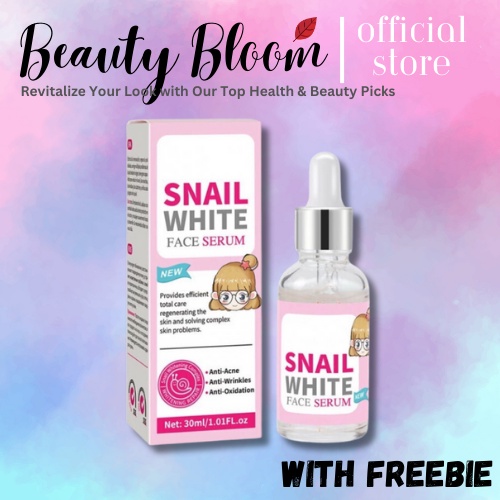 DISAAR snail white face serum Moisturizing Skin Skin Care 30ml Shopee