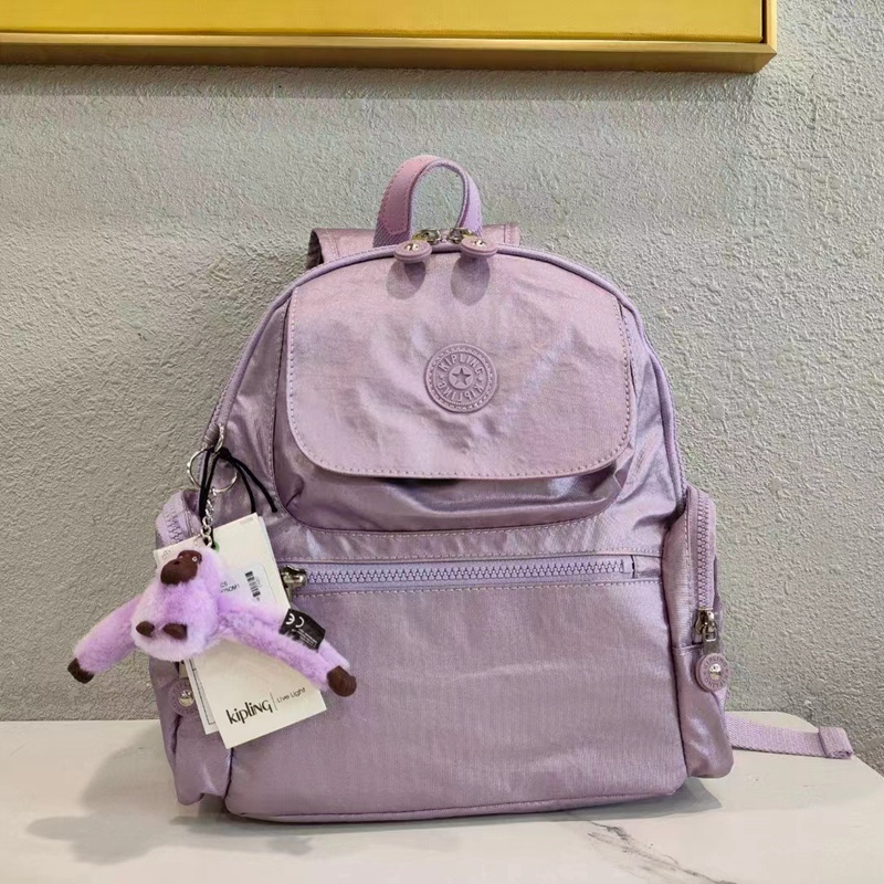 Kipling Matta Backpack Flap School Bag Waterproof Lightweight Multi Layer Monkey Backpack M Size Shopee Philippines