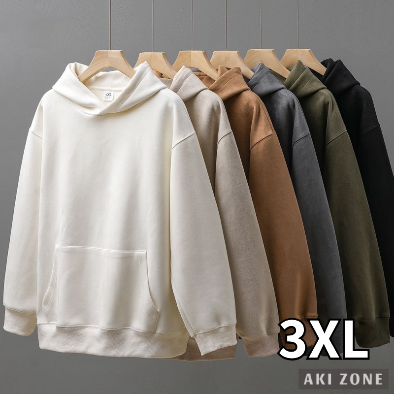 Hoodie Mens Sweater Men All-Matching Hong Kong Style Solid Color Hoodie  Men's Spring and Autumn Hooded Pullover Sports Casual Top Hoodie Fashion  Brand