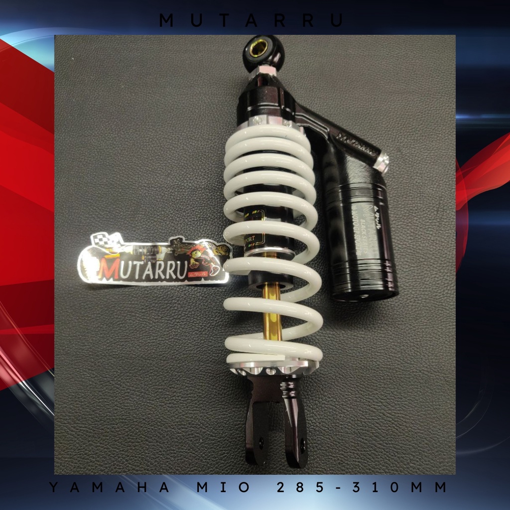 mutaru mono shock absorber with tank black series for mio beat click ...