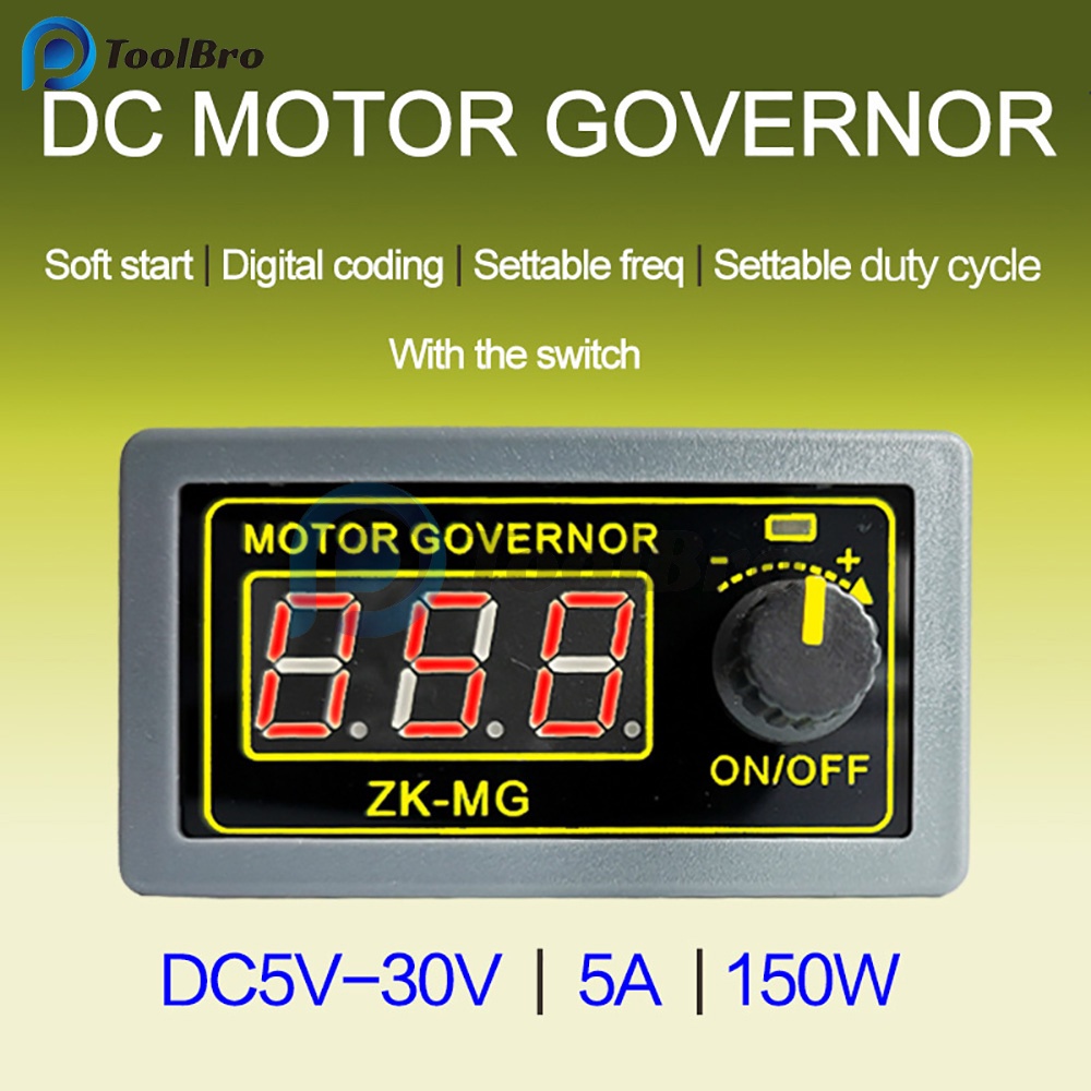 Dc 5 30v 5a 150w Pwm Dc Motor Speed Controller Governor Duty Cycle