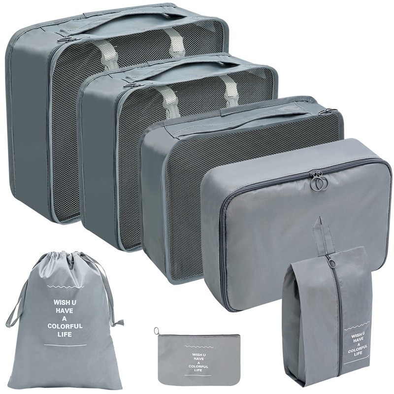 Travel Organizer In Foldable Waterproof Luggage Storage Bag Set Pouch  Organizer For Make up