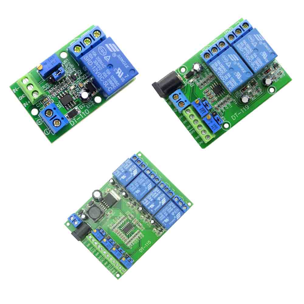 LM393 Voltage Comparator Relay Module 1/2/4CH with 5V/12V/24V Volt
