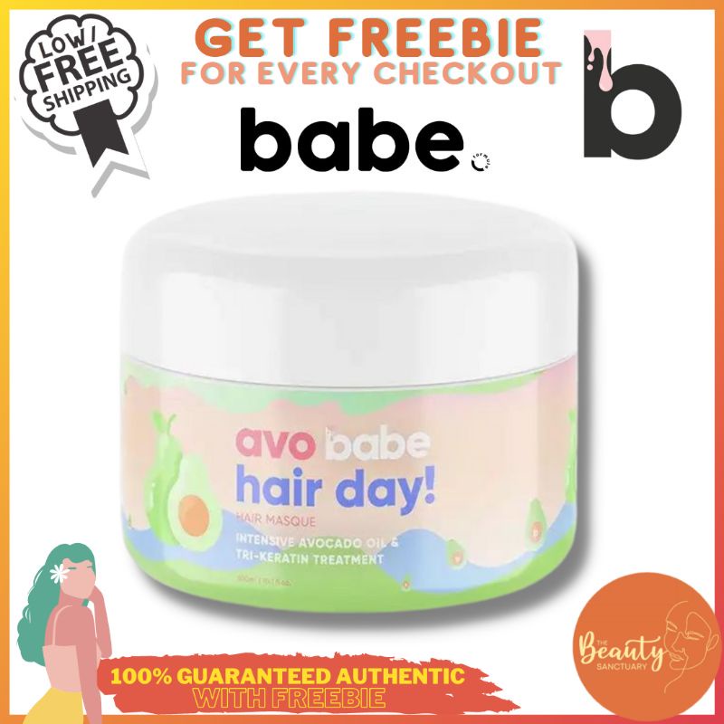♟[ONHAND] AVO BABE HAIR DAY! HAIR MASK TUB/REFILL PACK by BABE FORMULA