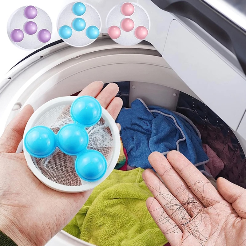 1/3/5Pcs Washing Machine Hair Filters/Reusable Floating Pet Fur Lint ...
