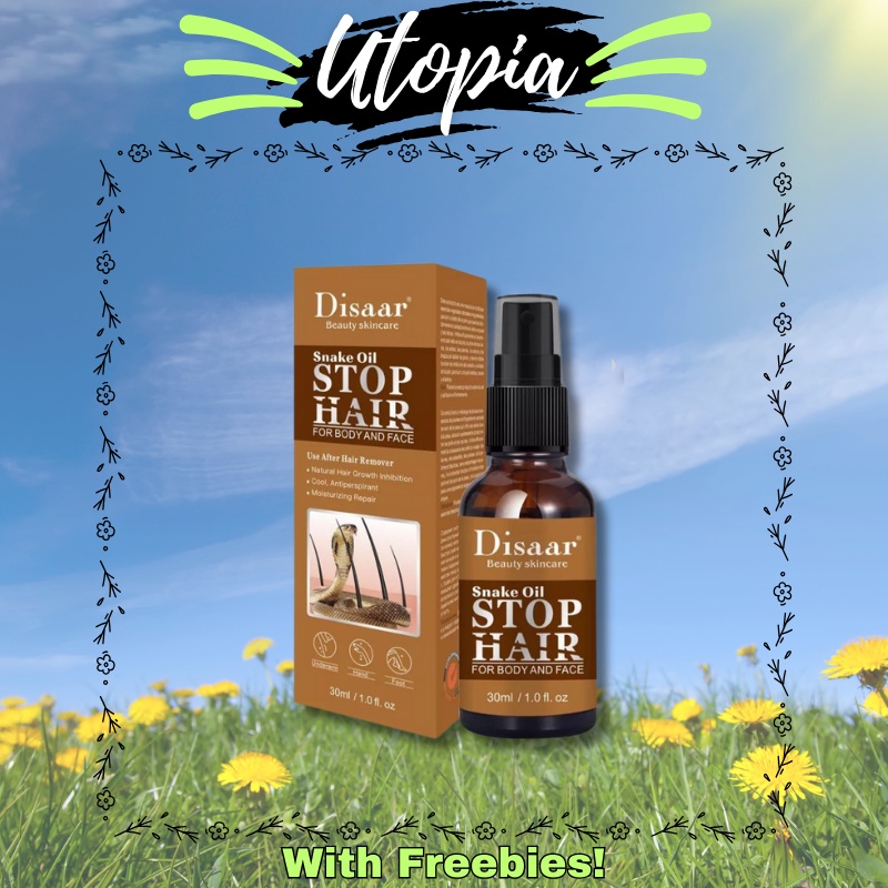 Original Stop Hair Serum Disaar Snake Oil Hair Stop Growth Armpit Arms