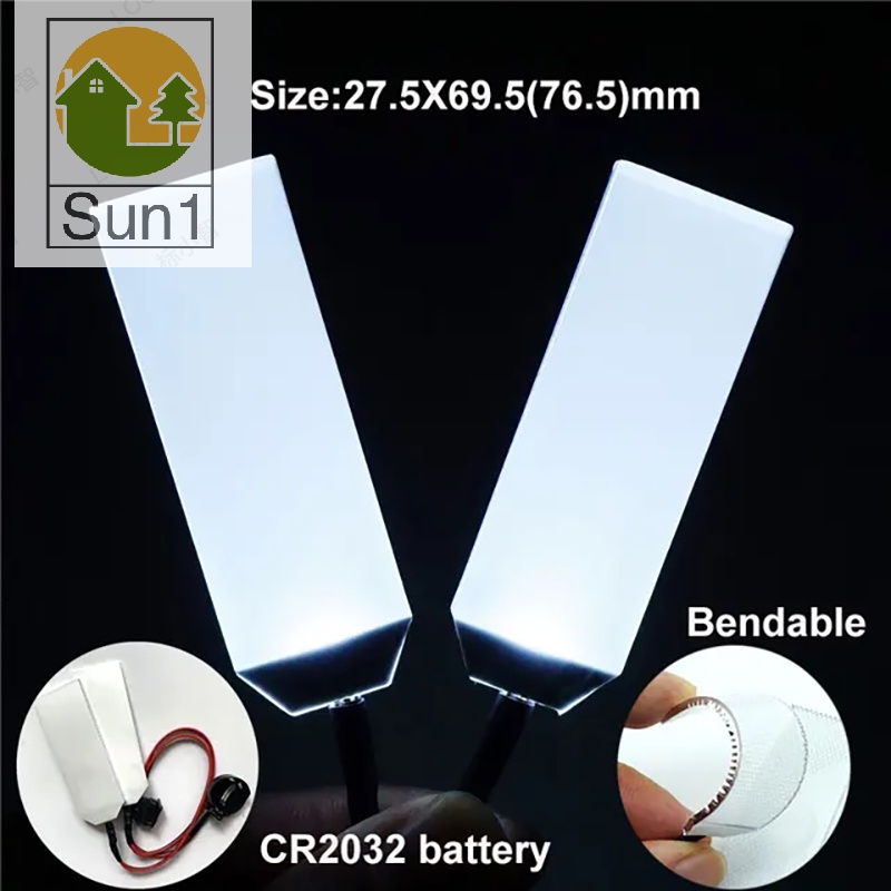 Sun1> Flexible Bendable DIY LED Light Eyes Kits For Helmet Mask Eye
