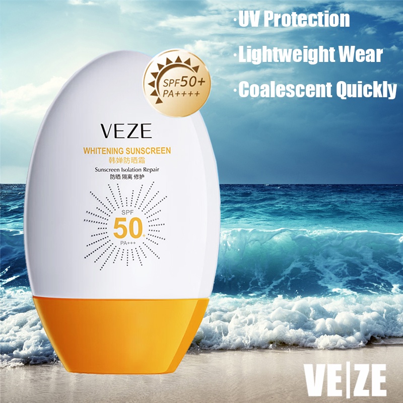 VEZE Sunscreen Cream UV Protector SPF50+ PA+++ Sunblock Face Body ...