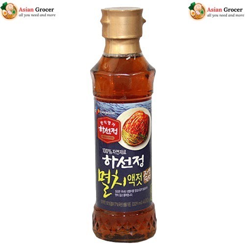 CJ Cheiljedang Korean Anchovy / Kanari Fish Sauce for Kimchi 333 ml