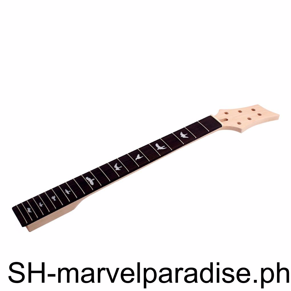 【Mapde】22 Frets Unfinished Electric Guitar Neck Fingerboard Replacement