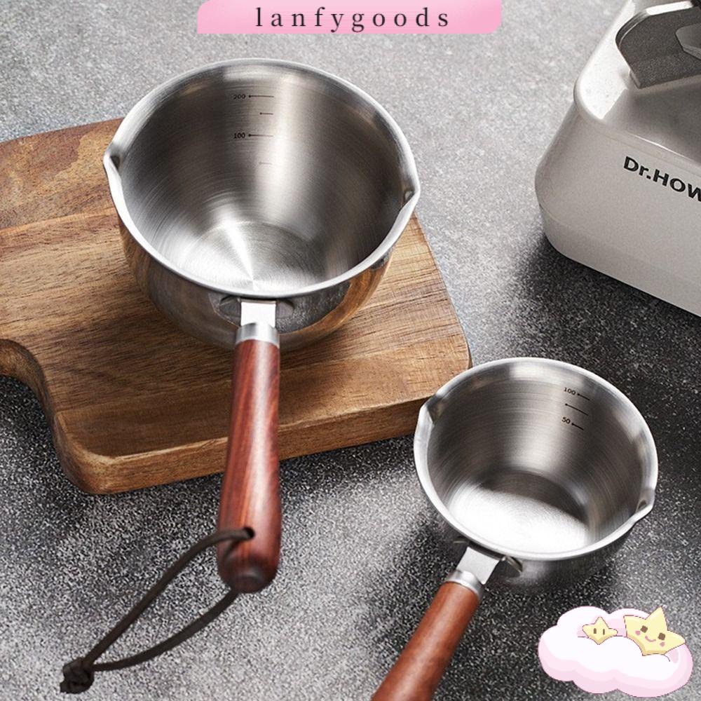 LANFY Mini Sauce Pan Small Stainless Steel Frying Cooking Pot Chocolate ...