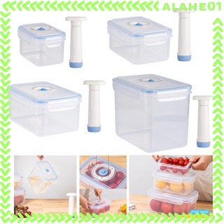 Food Vacuum Storage Box with Free Vacuum Pump Kitchen Sealer Container  Transparent Organization Sealed Tank Cans Lunch Box Gift