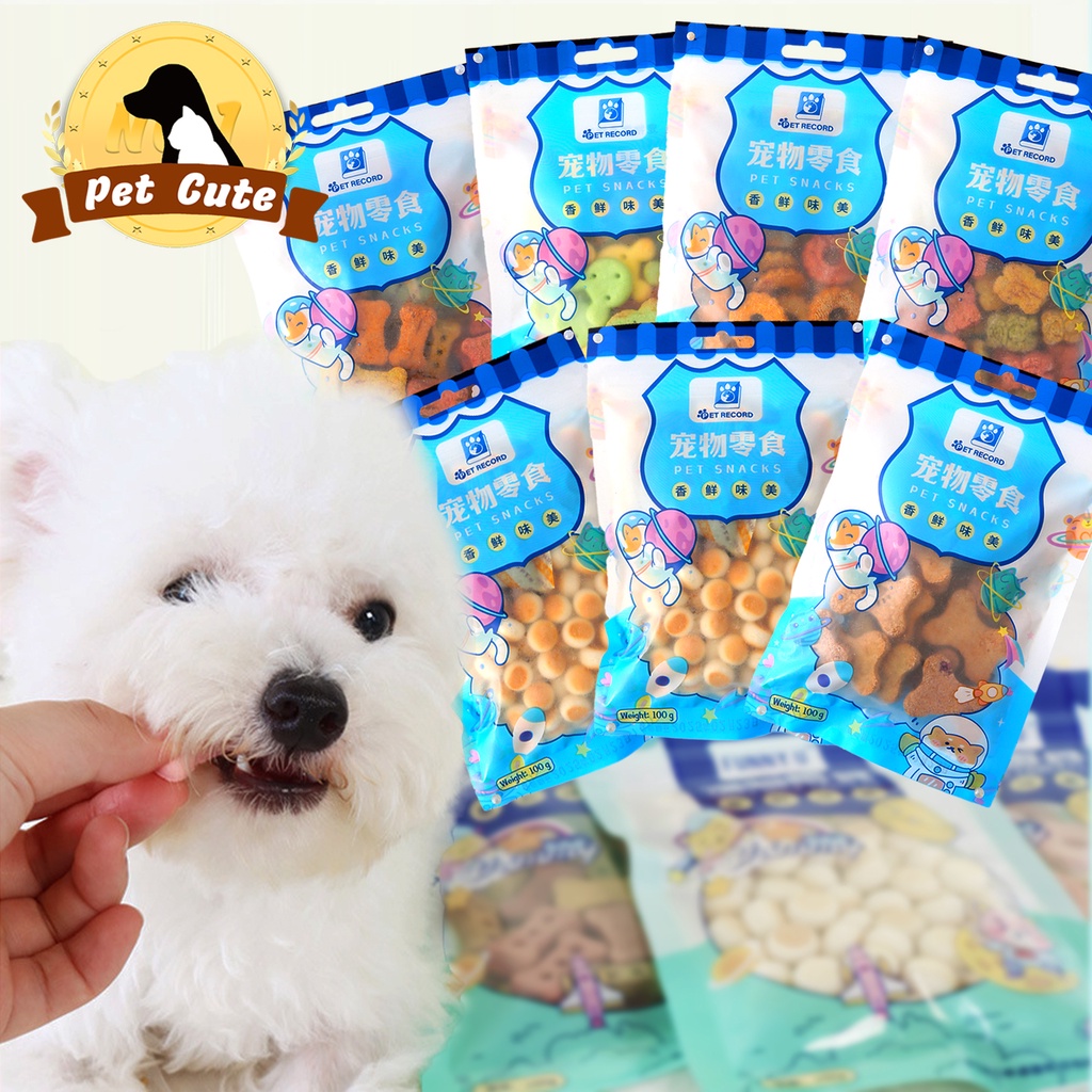 Pet cookies 100g pouch Dog cat biscuits treats pet food snacks Shopee