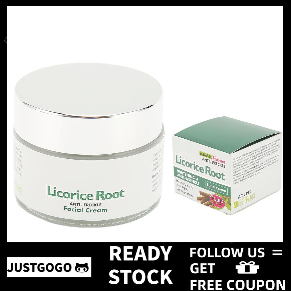Justgogo Whitening Face Improves Dry Skin Licorice Root Moisturizing