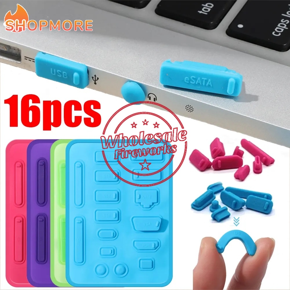 [Wholesale Price] 16pcs Silicone Anti-Dust Plugs Data Port USB ...