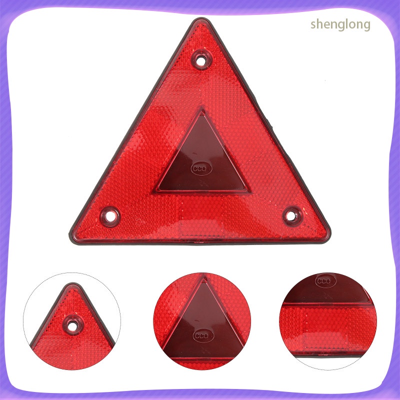 Reflector for Vehicle Car Signs Triangle Safety Warn Warning Oil Tanker ...